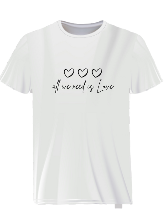 T-Shirt  White Simple Valentine